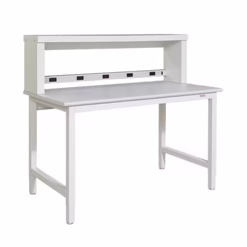 Mounting on Fixed Height Shelving automated-height adjustable workbench