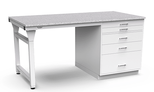 Standard Cabinet to Leg Workstation