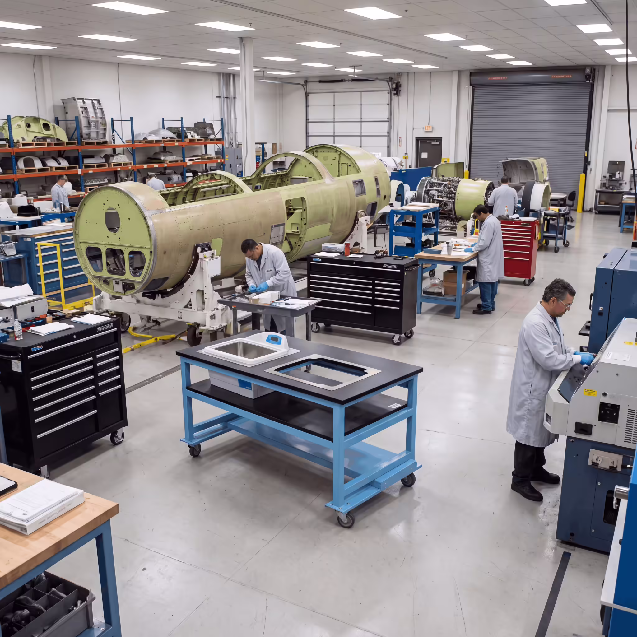 Aerospace manufacturing facility