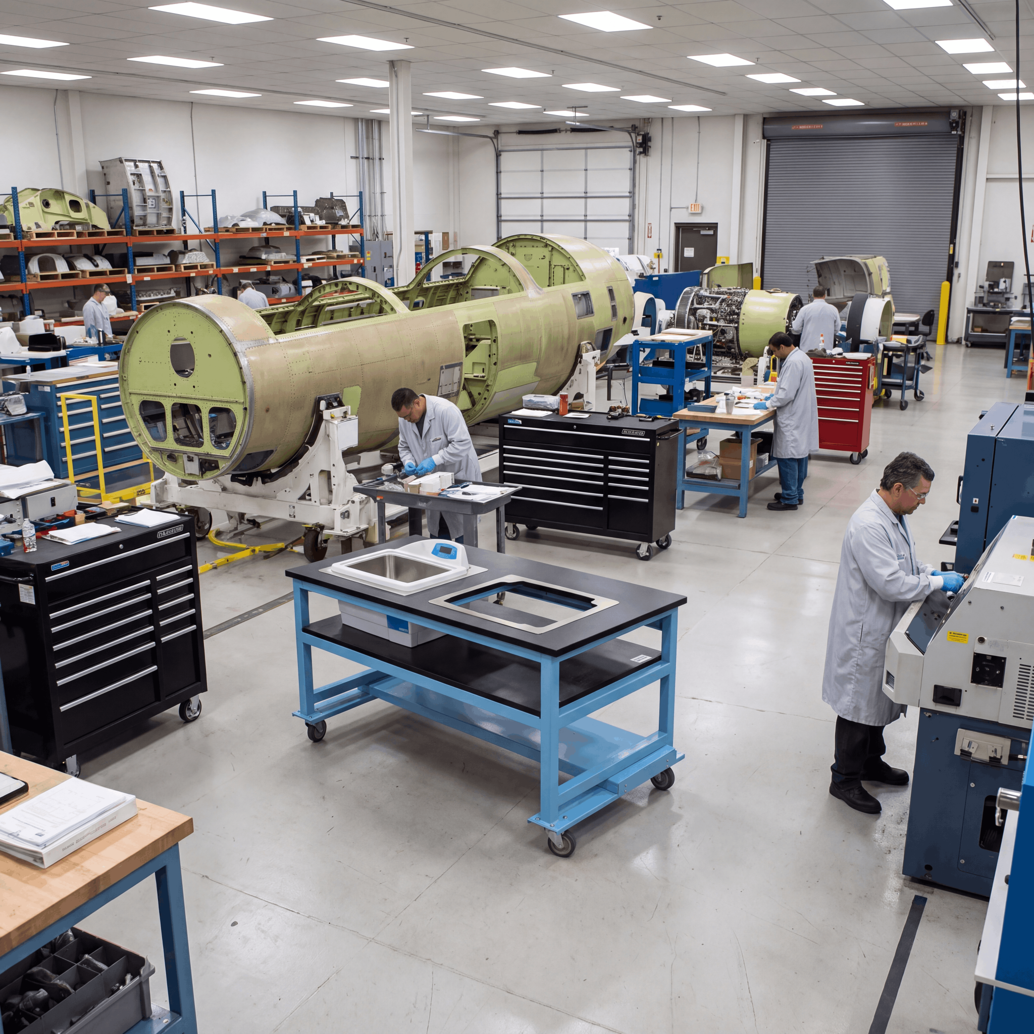 Aerospace manufacturing facility