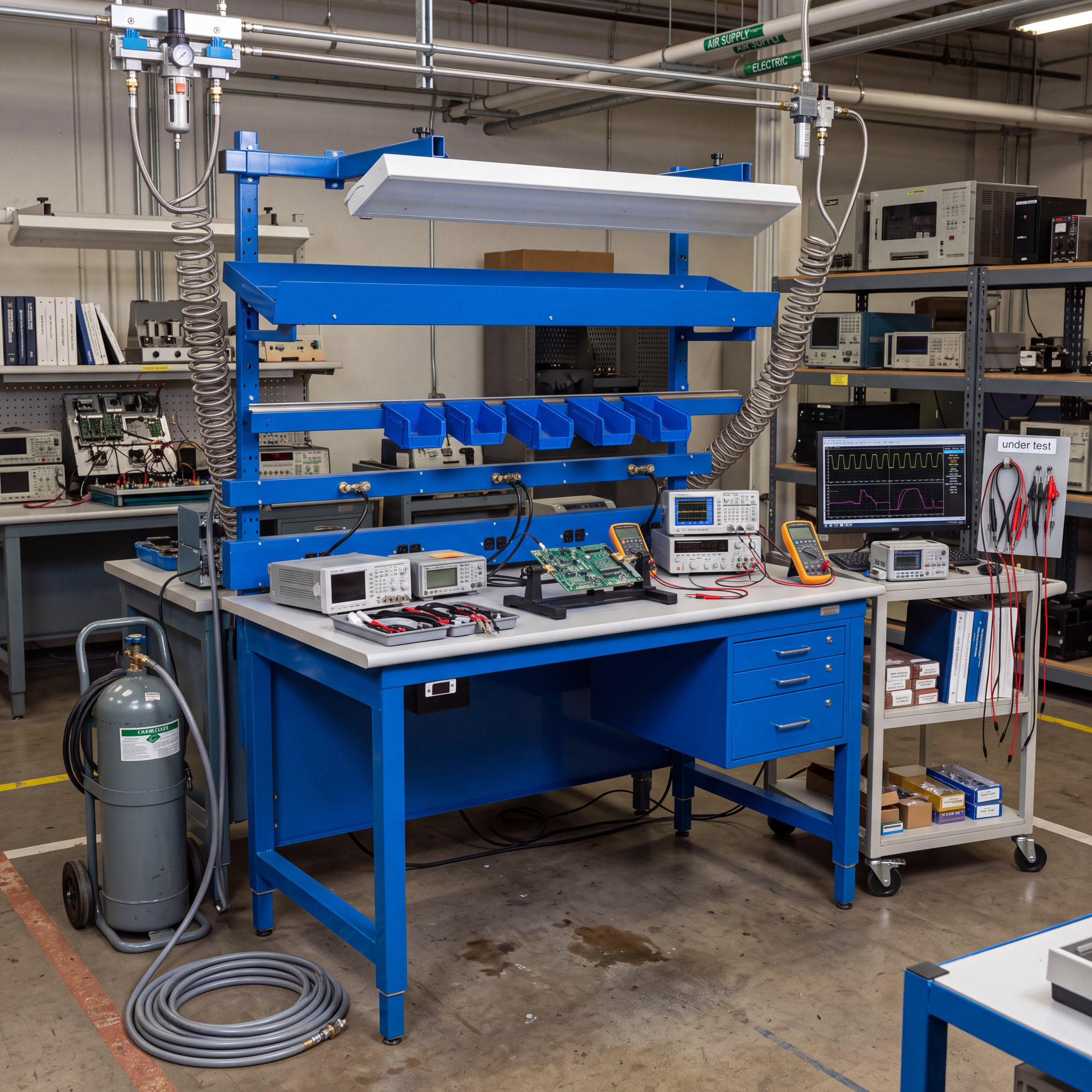 Service and quality control workstation